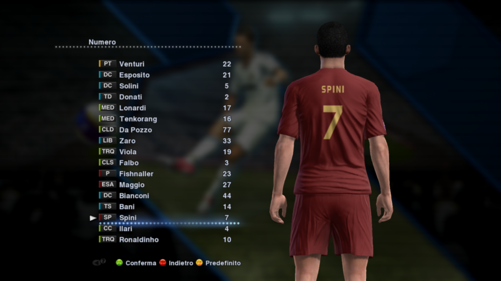 maglia home ravenna pes2013